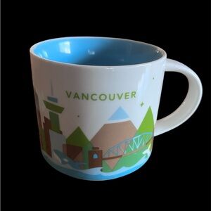 2015 Starbucks You Are Here Vancouver Collection mug 14oz